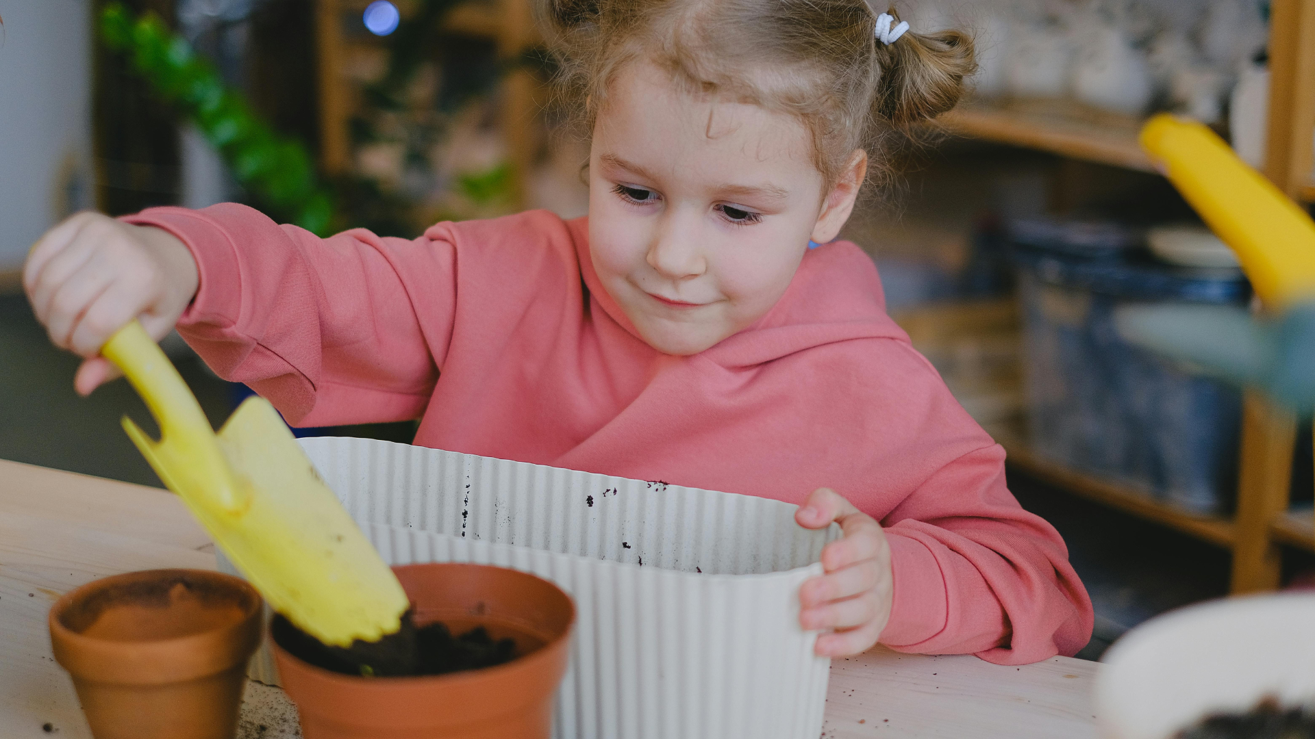 Teaching young children about gardening